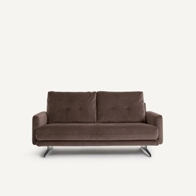 Διθέσιος καναπές από λινό βελούδο, DELICATO