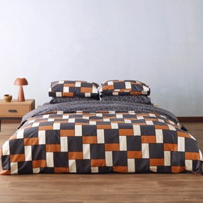 Παπλωματοθήκη Υπέρδιπλη (Σετ 225x245) 2 Όψεων Kentia Versus Cubi 24