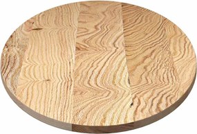 vidaXL Επιτραπέζια επιφάνεια 140x60x2 εκ. από Μασίφ Ξύλο Δρυός Οβάλ