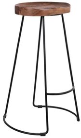 ΣΚΑΜΠΟ BAR ELEANOR ΑΠΟ ΜΑΣΙΦ ΞΥΛΟ ΑΚΑΚΙΑΣ 48x40χ76Υεκ. HM8363.11