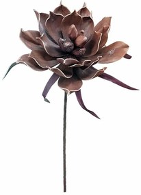 Τεχνητό Λουλούδι Μανόλια 00-00-6061-6 75cm Chocolate Marhome Foam