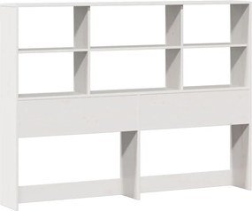 vidaXL Κρεβάτι Βιβλιοθήκη Χωρίς Στρώμα 140x200 εκ Μασίφ Ξύλο Πεύκο