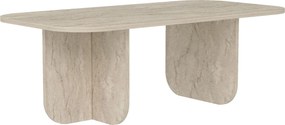 Τραπεζάκι Σαλονιού Τραβερτίνη CATREAL 120x60x41.4