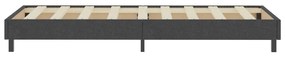 vidaXL Πλαίσιο Κρεβατιού Boxspring Γκρι 90 x 200 εκ. Υφασμάτινο