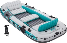 Bestway Φουσκωτή βάρκα Γκρι και Λευκό 3,64 x 1,66 μ PVC