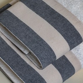 Πετσέτες Μπάνιου (Σετ 3τμχ) White Fabric Marine Stripe Blue White 600gsm
