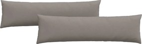 vidaXL Μαξιλάρι Καναπέ 2 pcs Taupe 145 x 40 εκ. ύφασμα