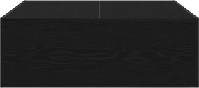 vidaXL Τραπεζάκι σαλονιού Μαύρη Οξυά 100 x 100 x 35 cm