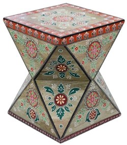 Βοηθητικό Τραπέζι DKD Home Decor Ξύλο από Μάνγκο Ξύλο MDF (35 x 35 x 45 cm)