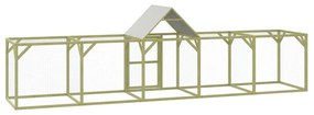 vidaXL Κοτέτσι 500x100x150 εκ. από Μασίφ Εμποτισμένο Ξύλο Πεύκου