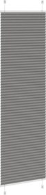 vidaXL Πλισέ περσίδα Ανθρακί 55x200 cm Πλάτος υφάσματος 54,4 cm