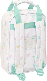 Σχολική Τσάντα Safta Unicornio Μπεζ 20 x 28 x 8 cm