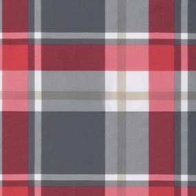 Μαξιλάρι Σεζλόνγκ Κόκκινο Καρό (75+105) x 50 x 3 εκ. - Πολύχρωμο