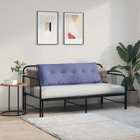 vidaXL Μαξιλάρι Πλάτης Μπλε τζην 140 x 19 x 50 εκ ύφασμα