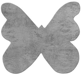 Παδικό Χαλί FEATHERY GREY BUTTERFLY 160 x 160 εκ.