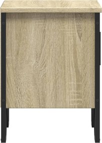 vidaXL Κομοδίνα 2 τεμ. Sonoma Δρυς 40 x 30 x 40 εκ. από Επεξ. Ξύλο