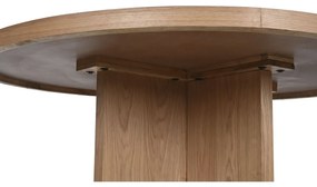 Τραπεζαρία Home ESPRIT Φυσικό Eiketre 152 x 152 x 78 cm