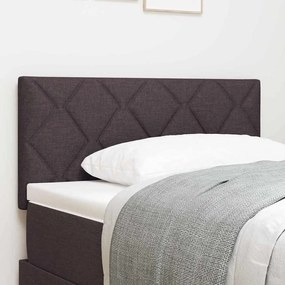 vidaXL Kεφαλάρι LED Σχέδιο Διαμαντιών Σκούρο Καφέ 100 εκ. Υφασμάτινο