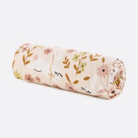 Βρεφικό σεντόνι με λάστιχο από οργανικό βαμβάκι, Lapin fleuri