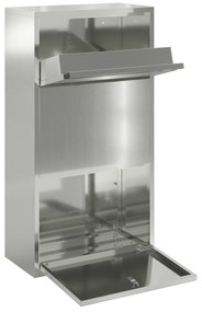 vidaXL Γραμματοκιβώτιο Πακέτων 44x22x82 εκ. Γαλβανισμένος Χάλυβας