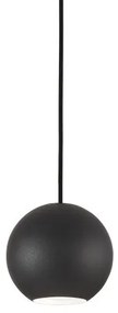 Κρεμαστό Φωτιστικό Οροφής 1xGU10 Μαύρο Φ11cm Mr Jack 231259 Ideal Lux 231259