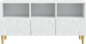 vidaXL Ντουλάπι TV 102 x 34,5 x 50 εκ. Λευκό Επεξεργασμένο Ξύλο