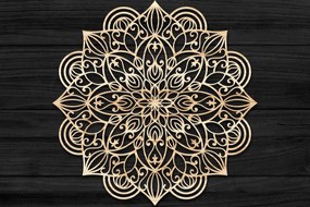 Intra απο ξύλο plywood 3mm-4mm πάχος 3D Mandala για Cricut Δίασταση 30x30 cm INTRAFABR-73583820