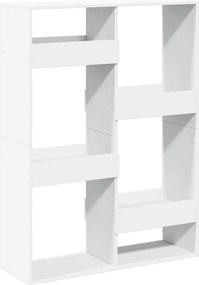 vidaXL Βιβλιοθήκη Λευκή 100x33x135 εκ. από Επεξεργασμένο Ξύλο