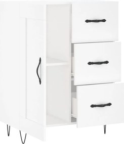 vidaXL Ντουλάπι Λευκό 69,5 x 34 x 90 εκ. από Επεξεργασμένο Ξύλο