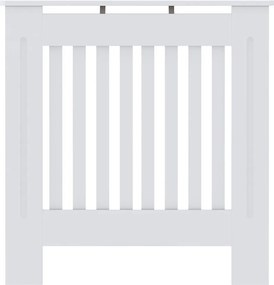 vidaXL Καπάκι Καλοριφέρ 2 pcs Λευκό 78 x 19 x 81,5 εκ.