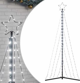 vidaXL Χριστουγεννιάτικο δέντρο LED 339 LED Ψυχρό Λευκό 182 εκ.