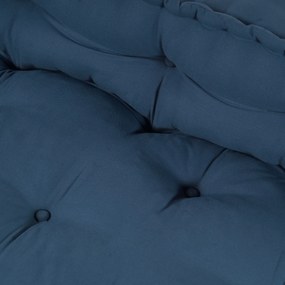 vidaXL Μαξιλάρι Καναπέ Παλλετών με Υποστήριξη Πλάτης Μπλε Ύφασμα