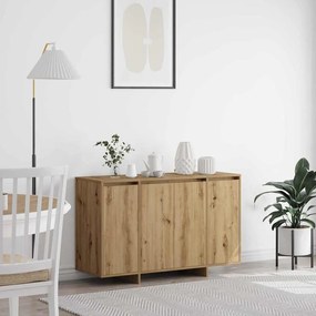 vidaXL Πλαϊνό γραφείο artisan δρυς 120 x 41 x 75 εκ.