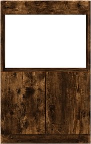 vidaXL Ντουλάπι Καπνιστή Δρυς 63x33x100 εκ. από Επεξεργασμένο Ξύλο