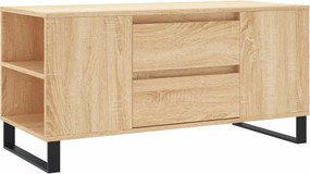 vidaXL Τραπεζάκι Σαλονιού Sonoma Δρυς 102x44,5x50 εκ. Επεξεργ. Ξύλο