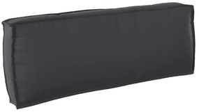 vidaXL Σετ Μαξιλαριών Πάγου 3 pcs Μαύρο 120 x 80 x 12 cm Ύφασμα Oxford