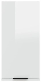 vidaXL Ντουλάπι Μπάνιου Επιτοίχιο Γυαλιστερό λευκό 32 x 20 x 67 εκ.