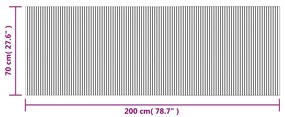 ΧΑΛΙ ΟΡΘΟΓΩΝΙΟ ΦΥΣΙΚΟ 70 X 200 ΕΚ. ΜΠΑΜΠΟΥ 376745