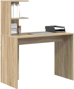 vidaXL Γραφείο Sonoma Δρυς 102 x 50 x 124 εκ. Επεξεργασμένο ξύλο