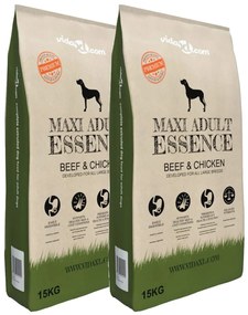 Ξηρά Τροφή Σκύλων Premium Maxi Adult Essence Beef &amp; Chicken 30κ
