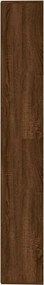 vidaXL Βιβλιοθήκη Καφέ Δρυς 155 x 24 x 160 εκ.