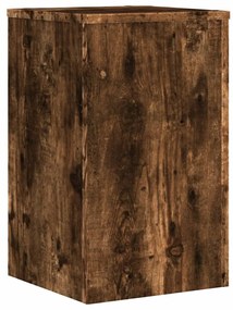 vidaXL Βάσεις Φυτών 2Τεμ. Καπνιστή Δρυς 30x30x50εκ. Επεξεργασμένο Ξύλο