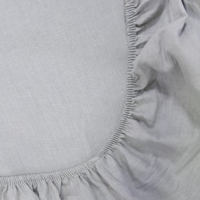 Σεντόνι Ημίδιπλο Με Λάστιχο (120x200+35) Naf-Naf Hue Γκρι