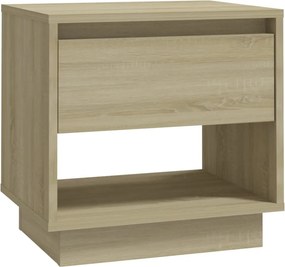 vidaXL Κομοδίνα 2 τεμ. Sonoma Δρυς 45 x 34 x 44 εκ. Επεξεργ. Ξύλο