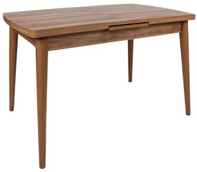 Τραπέζι Επεκτεινόμενο Inci 974NMB1506 129/157x80x79cm Walnut Plastic,Chipboard