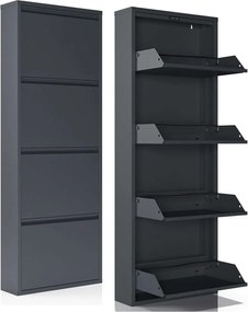 Shoe Cabinet Marino 4 - Anthracite Anthracite