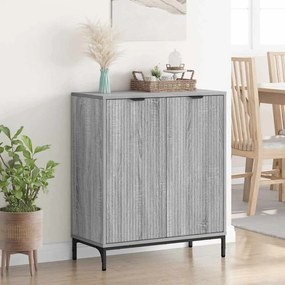vidaXL Πλαϊνό γραφείο Γκρι sonoma 69.5 x 33 x 82 εκ.