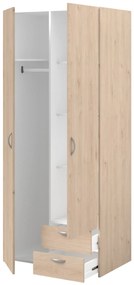 Ντουλάπα Dorm δίφυλλη- Fusiko-Χωρίς πατάρι