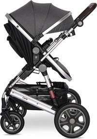 BABY STROLLER LORA STEEL GREY + MAMA BAG