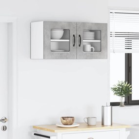 vidaXL Πάνελ πλυντηρίου πιάτων Kalmar 2 pcs Σκυρόδεμα Γκρι